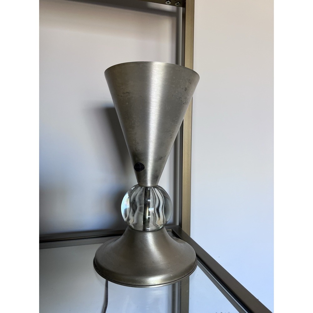 Vintage MCM Art Deco Machine Age Lamps‎ Aluminum Modernist Torchiere Light